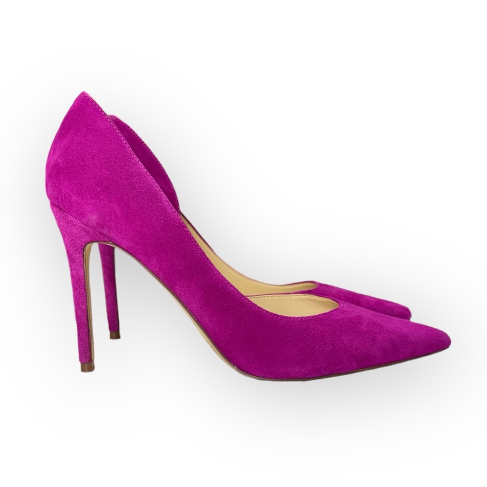 Nine West Pink Suede Pumps
